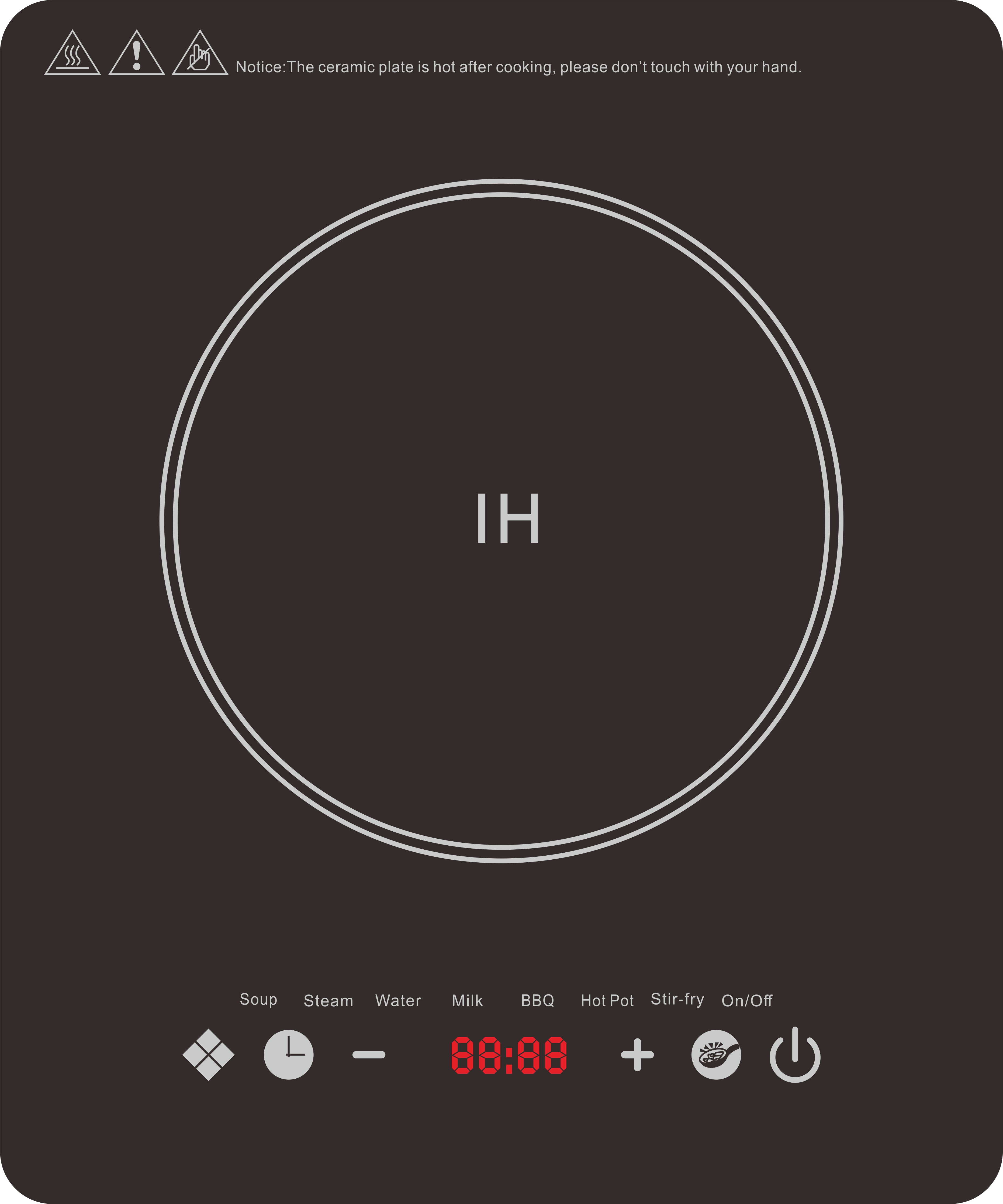 TPA DC485 48V 1500W DC Induction Cooker