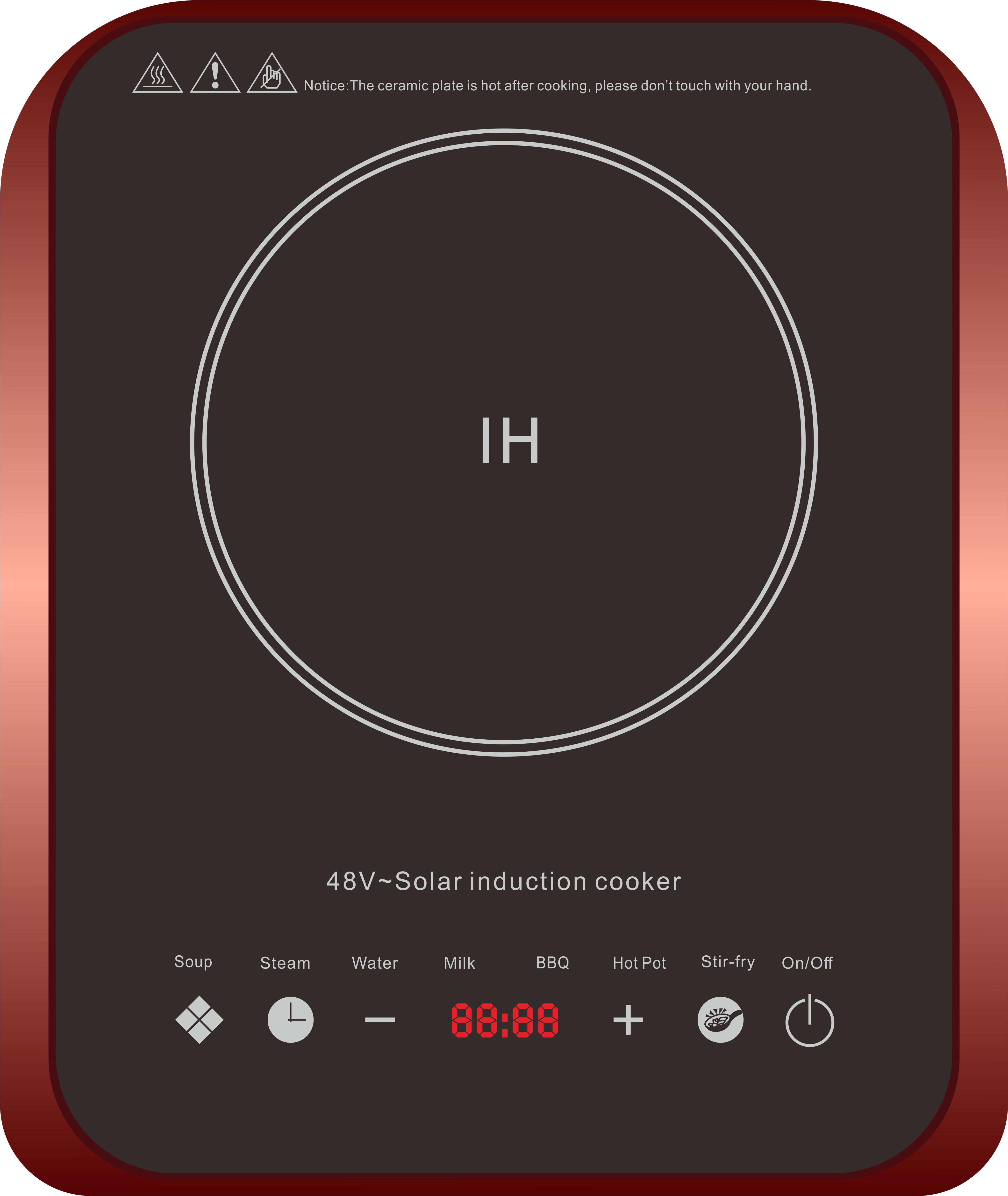 TPA DC488 48V 1800W DC Induction Cooker